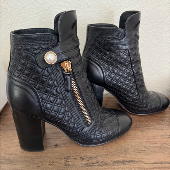 Quilted Chanel Ankle Booties - Picture 2 of 4